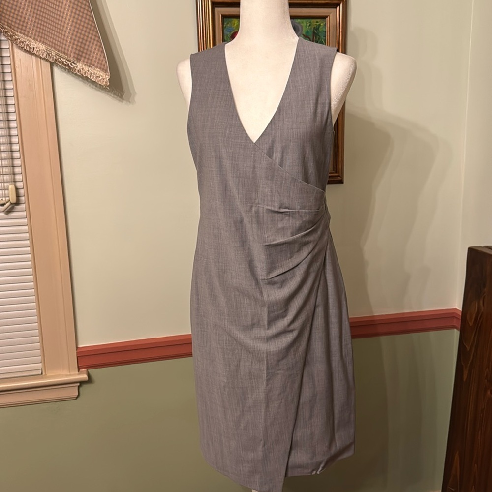 THEORY KARIANNA WRAP EFFECT DRESS NWR